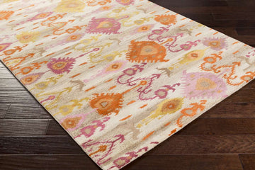Kmulgan Bohemian/Global Burnt Orange Area Rug